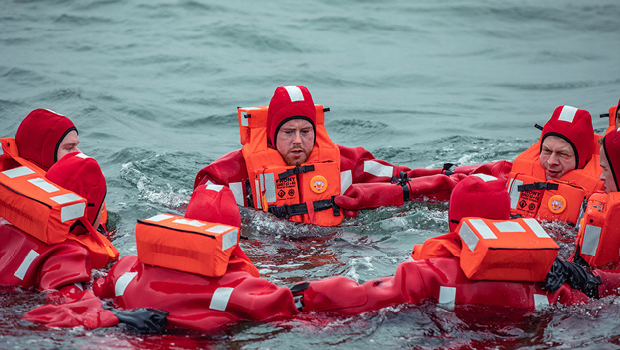 Immersion Suit Footer