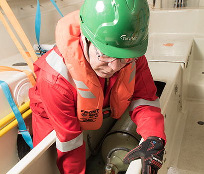 Lifeboats Cylinder Testing