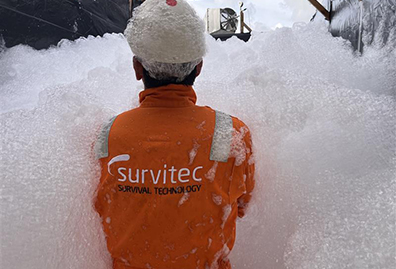 News Survitec Unveils Next Generation High Expansion Foam System