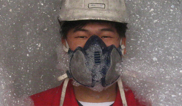 survitec produced foam live test