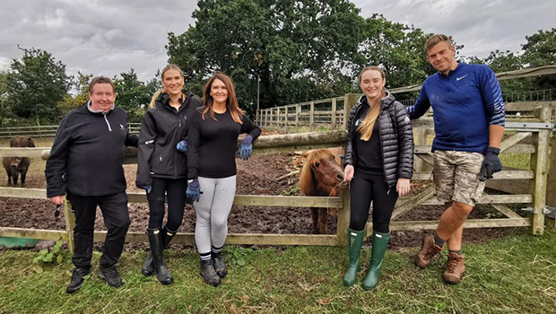 Survitec Ellsemere Port Volunteering At A Pony Sanctuary