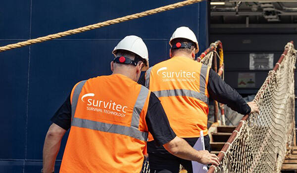 survitec fire safety service vessel