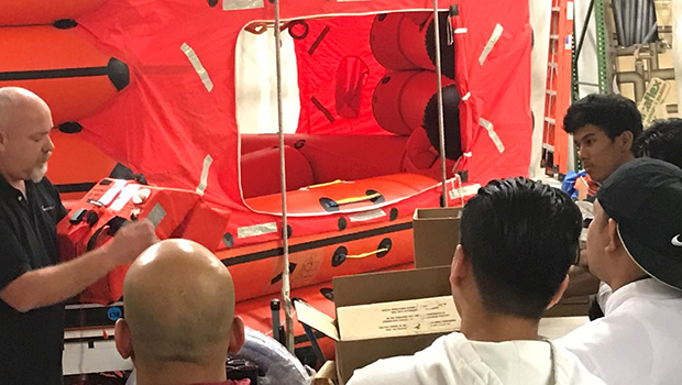 Survitec Mass Evacuation Systems Training