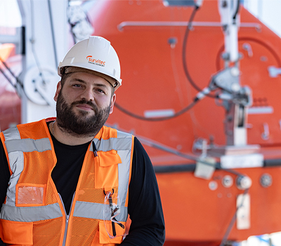 Survitec Service Technican Husamettin Barbaros Gokhan