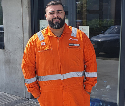 Survitec Service Technician Elcio Ferreira