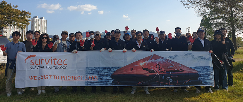 Survitec South Korea Cleanup Activities In An Local Ecological Park