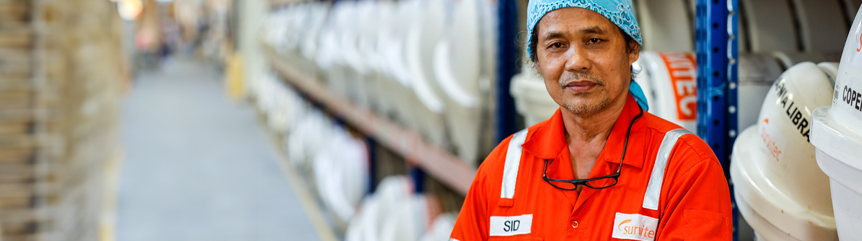 Survitec Technician Isidro Ugbinada