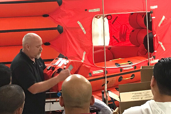 survitec_marine evacuation systems training