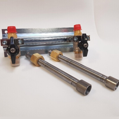 twin valve unit for outlet