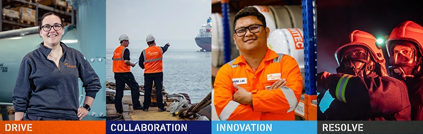 Survitec values infographic